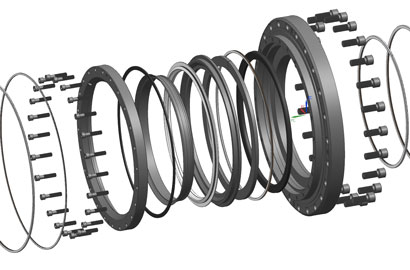 设备与零部件的结构展示